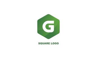 G logo shape for identity. letter template vector illustration for your brand.