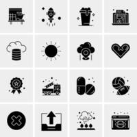 16 Universal Business Icons Vector Creative Icon Illustration to use in web and Mobile Related project