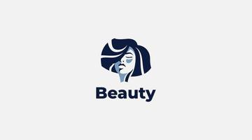 Unique Beauty logo Design concept vector