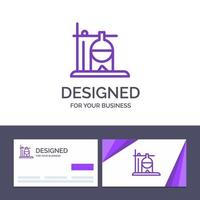 Creative Business Card and Logo template Healthcare Medical Rehydration Transfusion Vector Illustration