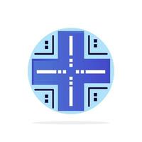 Computing Database Datacenter Mainframe Server Abstract Circle Background Flat color Icon vector