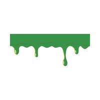 Oozing slime isolated on white background vector