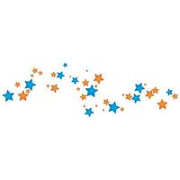 star background template vector