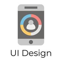 Trendy UI Design vector