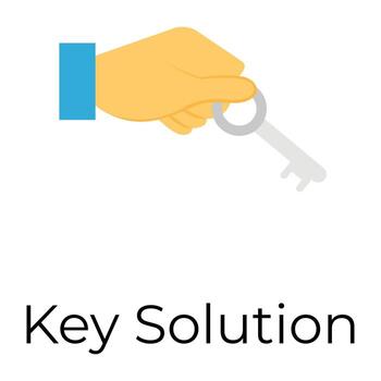 Trendy Key Solution vector