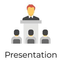 Trendy Presentation Concepts vector