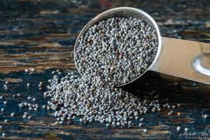 Poppy Seeds Spilled from a Teaspoon photo