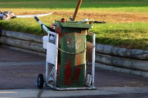 Work and working machines and tools in Israel. photo