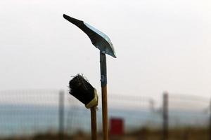 Work and working machines and tools in Israel. photo