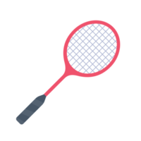 taco de badminton para bater petecas em esportes indoor png