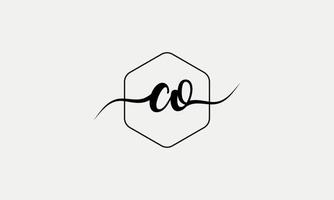 Handwriting letter CO logo pro vector file pro Vector Pro Vector