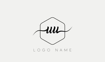 Handwriting letter UU logo pro vector file pro Vector Pro Vector