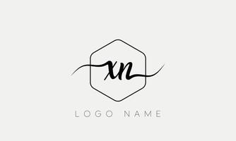 Handwriting letter XN logo pro vector file pro Vector Pro Vector