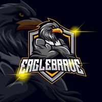 Eagle Esport Logo Template vector