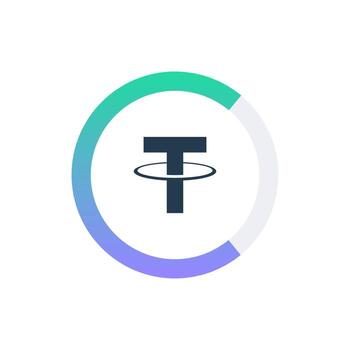 Compound USDT CUSDT coin icon isolated on white background. vector