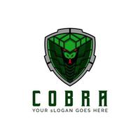 Cobra Badge Military Airsoft Tactical Team Logo Template vector
