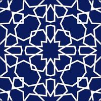patrón geométrico árabe sin fisuras. Fondo de vector islámico abstracto.