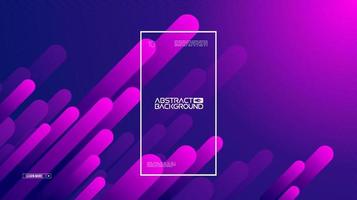 Geometric background flat layout template on purple gradient backdrop. Modern style future poster template. Graphic design element with geometric shape. Modern template vector design. EPS 10.