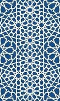 Blue islamic pattern . Seamless arabic geometric pattern, east ornament, indian ornament, persian motif, 3D. Endless texture can be used for wallpaper, pattern fills, web page background . vector