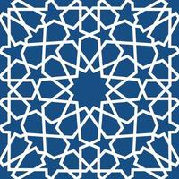 Blue islamic pattern . Seamless arabic geometric pattern, east ornament, indian ornament, persian motif, 3D. Endless texture can be used for wallpaper, pattern fills, web page background . vector