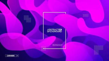 Geometric background flat layout template on purple gradient backdrop. Modern style future poster template. Graphic design element with geometric shape. Modern template vector design. EPS 10.