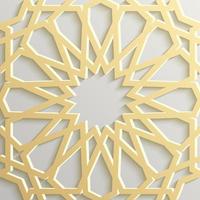 Seamless islamic pattern 3d . Traditional Arabic design element. vector