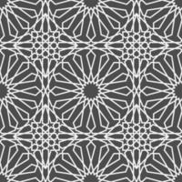 patrón islámico. patrón geométrico árabe sin fisuras, ornamento oriental, ornamento indio, motivo persa, 3d. la textura sin fin se puede utilizar para papel tapiz, rellenos de patrón, fondo de página web. vector