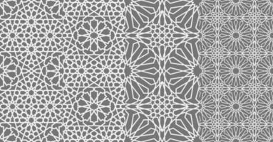 Islamic ornament vector , persian motiff . 3d ramadan islamic round pattern elements . Geometric circular ornamental arabic symbol vector EPS 10