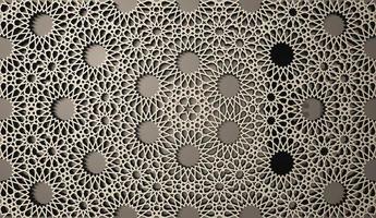 Background with 3d seamless pattern in Islamic style . , arabic geometric east ornament , persian motif . vector