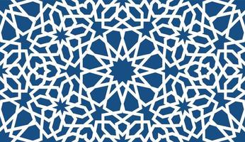 Blue islamic pattern . Seamless arabic geometric pattern, east ornament, indian ornament, persian motif, 3D. Endless texture can be used for wallpaper, pattern fills, web page background . vector