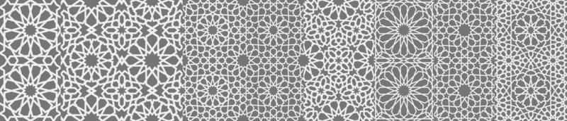 Islamic ornament vector , persian motiff . 3d ramadan islamic round pattern elements . Geometric circular ornamental arabic symbol vector EPS 10