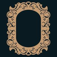 Mirrors Design laser cutting Vector