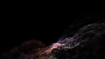 resumen bucle animación partículas onda tecnología ciencia fondo video