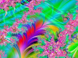 abstract bright multicolor linear pattern, color graphics, background, design photo