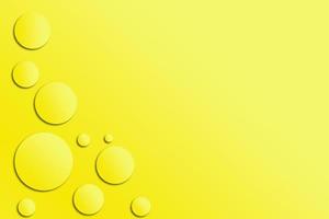 fondo degradado amarillo abstracto con puntos o patrón de burbujas. foto