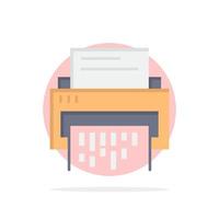 Confidential Data Delete Document File Information Shredder Abstract Circle Background Flat color Icon vector