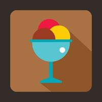 Ice Cream icon, flat style vector