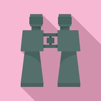 Binocular toy icon, flat style vector