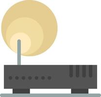 Connection Hardware Internet Network  Flat Color Icon Vector icon banner Template