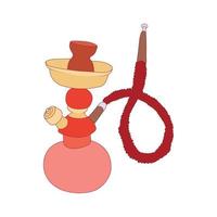 Hookah icon in cartoon style vector