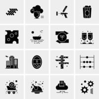 16 Universal Business Icons Vector Creative Icon Illustration to use in web and Mobile Related project