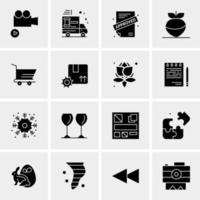 16 Universal Business Icons Vector Creative Icon Illustration to use in web and Mobile Related project