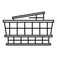 Mall icon, outline style vector