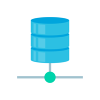 Datenbankserver-Datenspeichertechnologie auf Cloud-Computing für Dateisicherheit png