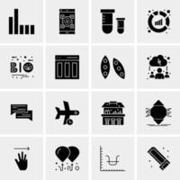 16 Universal Business Icons Vector Creative Icon Illustration to use in web and Mobile Related project