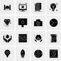 16 Universal Business Icons Vector Creative Icon Illustration to use in web and Mobile Related project