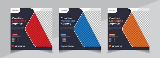 Unique Editable Modern Social Media banner Design, Business Social Media Post Template, Web Banner, Free Vector