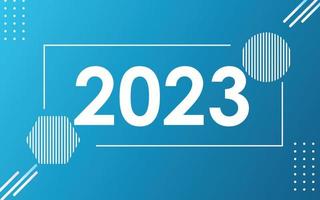 2023 Abstract Background New year vector