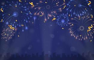 New Year Party Background vector