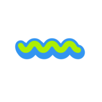 Memphis-Elemente. einfache geometrische linienobjektstrukturform png